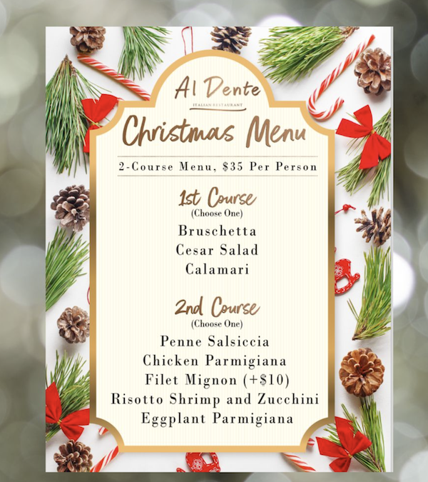 Unwrap the joy of the season with our NEW Christmas Menu! 🎄✨